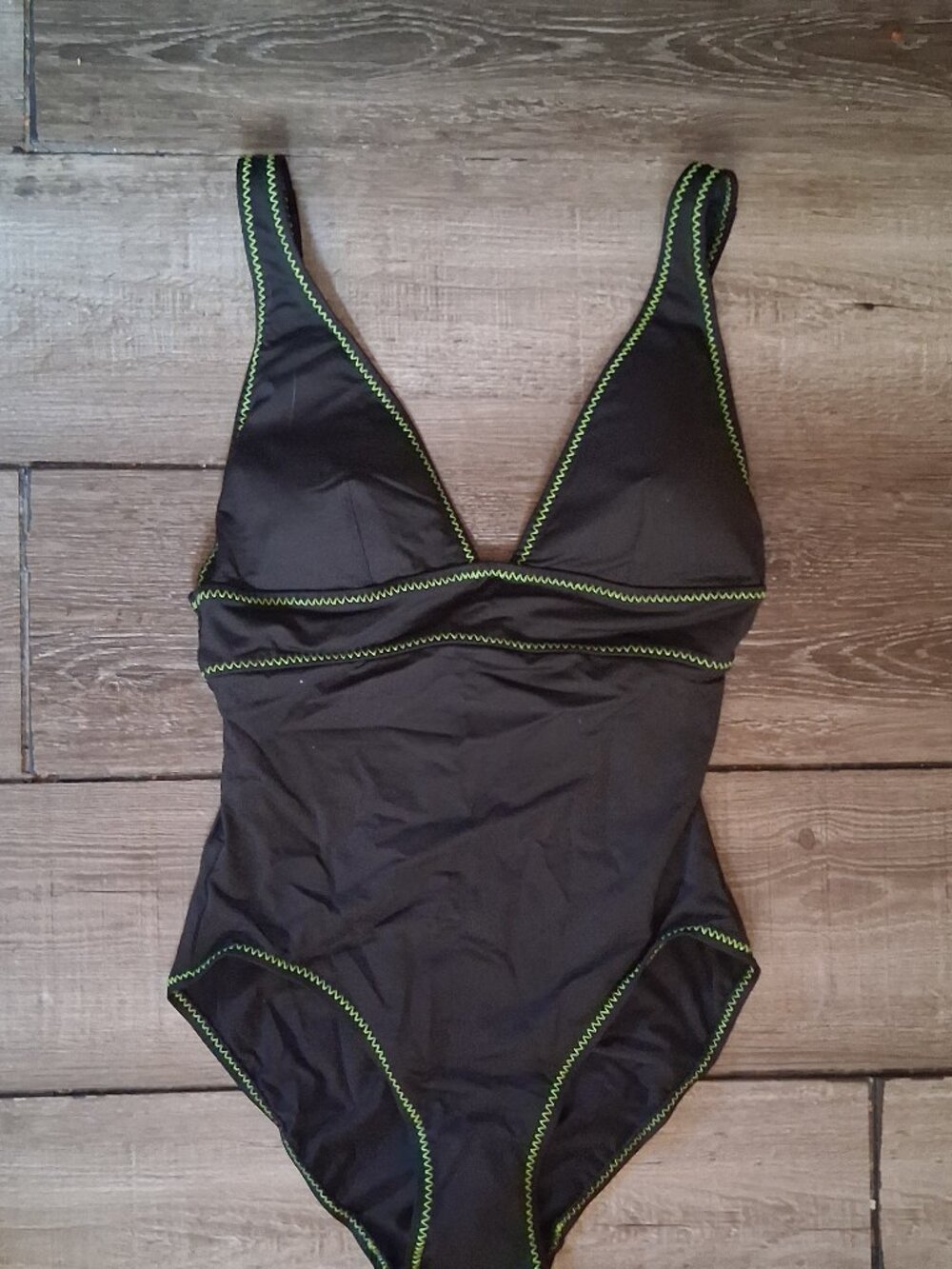 new DKNY Black Tank Swimsuit Size 8 - Picture 1 of 6